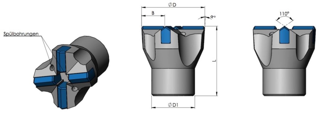 Datenblatt X-Schneiden mit Innenkegel 2 4° 46' x 22 (7/8") DIN 20379